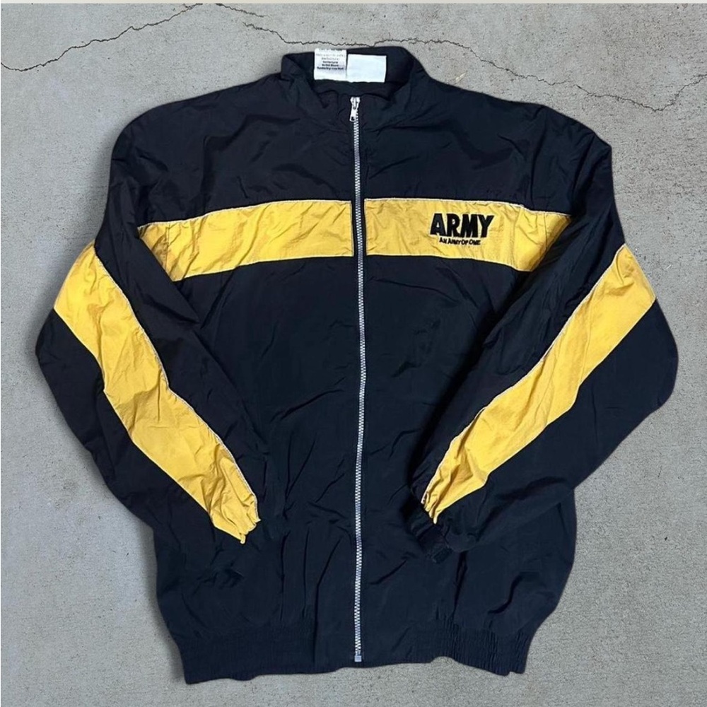 USPT GEAR Army jacket in black and yellow from the 90’s